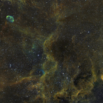 Crescent & The tulip nebula