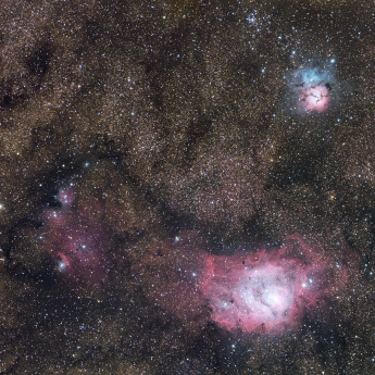 M20 M8 NGC6559,