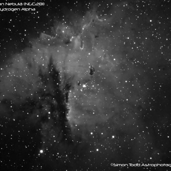 NGC281 - Pacman Nebula in Hydrogen Alpha