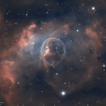 NGC7635 - Bubble Nebula in HaOIII