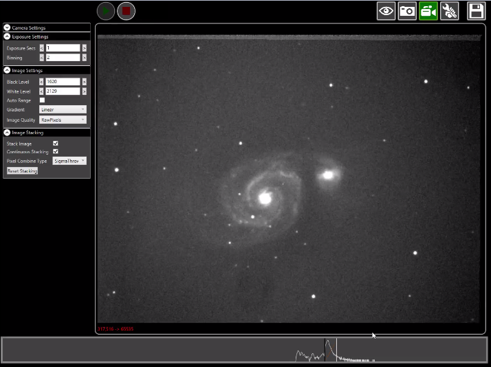 Atik Infinity - first light M51