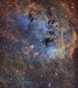 Scope: Orion EON 80ED, Filters: Ha, OIII, SII and RGB , Integration: 25 hrs, 1200s & 900s subs