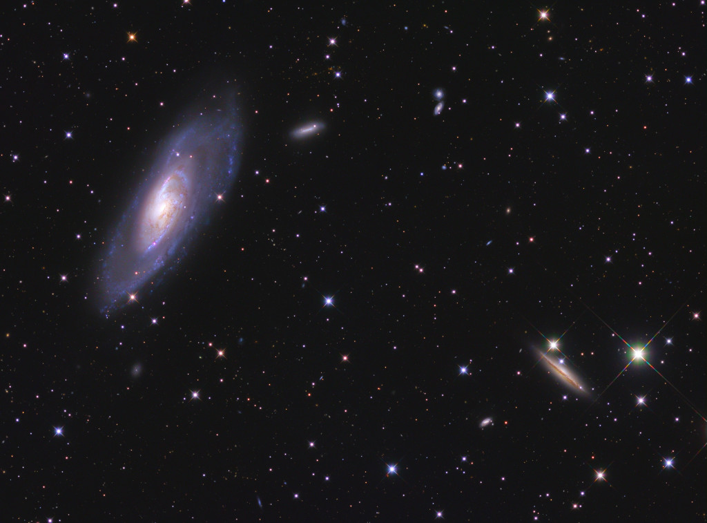 Messier 106 and NGC 4217 by Patrik Tarczi