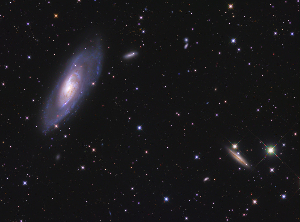 Messier 106 and NGC 4217 by Patrik Tarczi