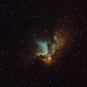 The wizard Nebula - bicolor version (Ha+OIII)