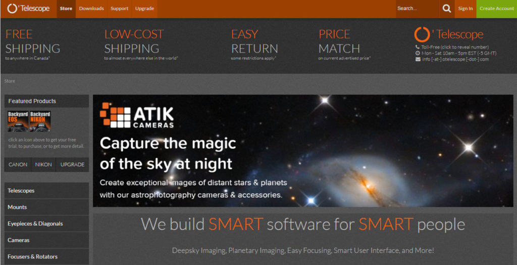 O Telescope Sell Atik Cameras