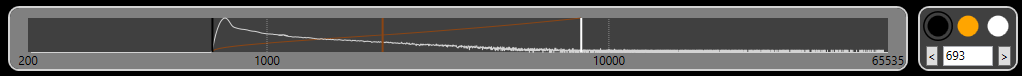 Fine histogram controls
