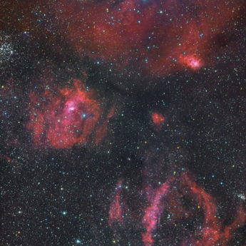 Bubble and Lobster Claw Nebula Mosaic