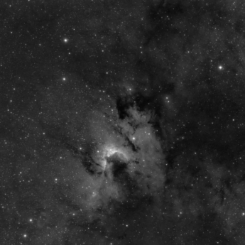 Cave Nebula in HA