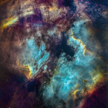 North America and Pelican Nebulae Complex (6-pane Mosaic)