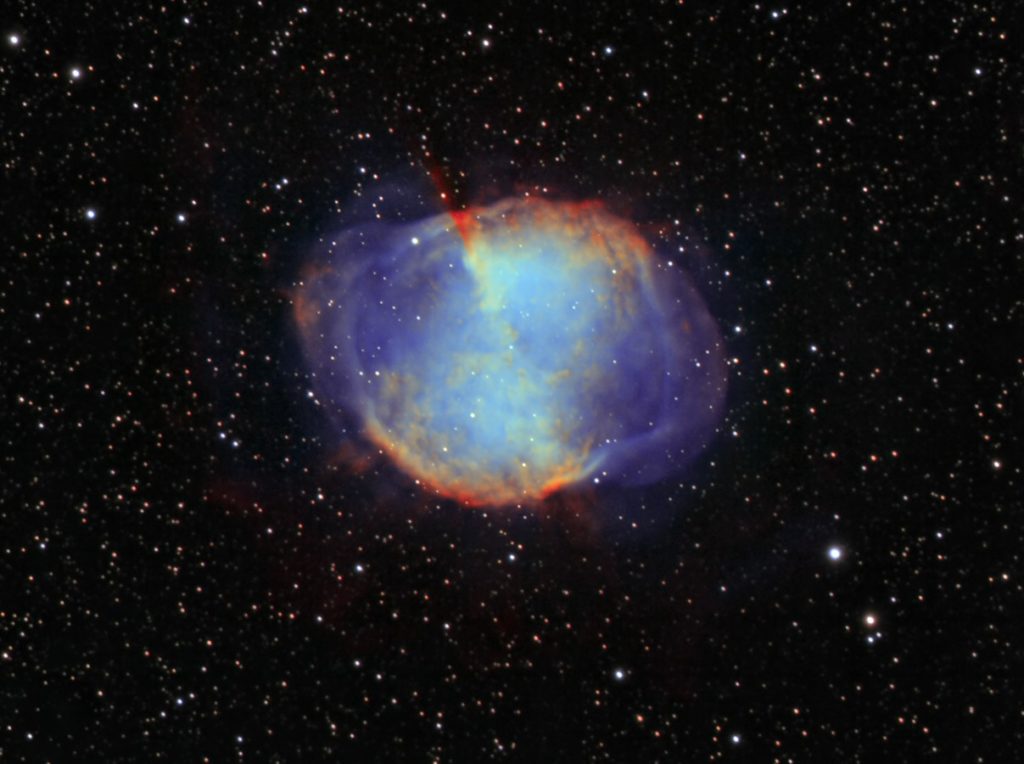 Dumbell Nebula by Niels V Christensen Atik Horizon