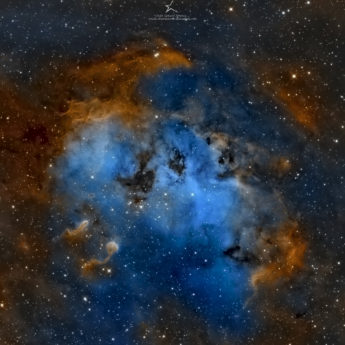 Tadpoles nebula in narrowband