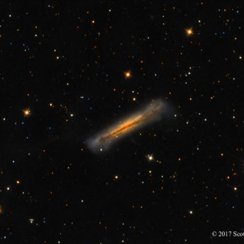 NGC 3268, The Hamburger Galaxy