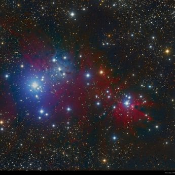 NGC 2264 Coe Nebula with Christmas Tree Cluster