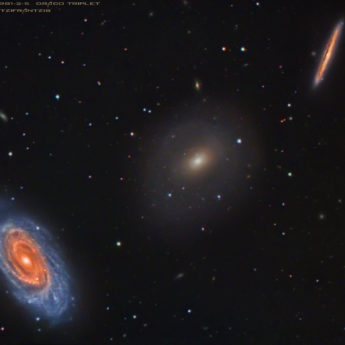 NGC 5981-2-5 Draco Triplet