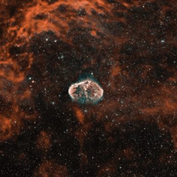 The Crescent Nebula (NGC 6888) in HaOIII
