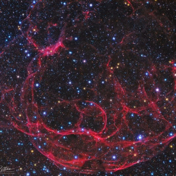 Sh2-240 Spaghetti Nebula