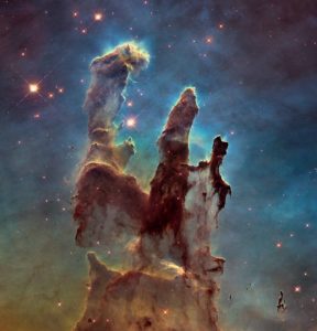 CCD sensors were used to capture the Pillars of Creation