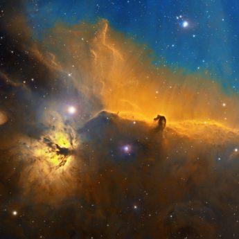 The flame and horse nebula (Ic434)