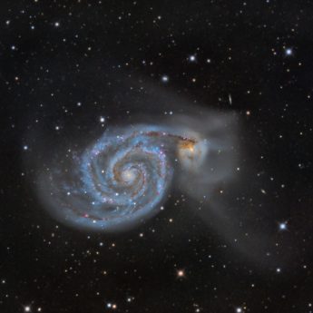 The Whirlpool Galaxy - Messier 51, a classic beauty.