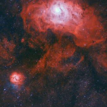 Lagoon nebula, Trifid nebula & Messier 21