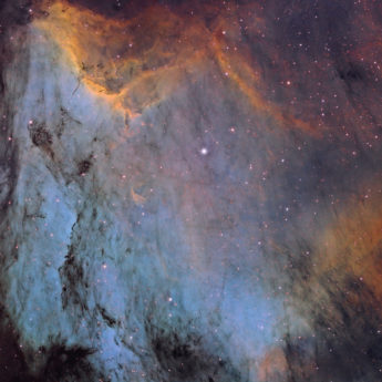 IC 5070 - Pelican nebula (SHO) - 2 panels mosaic