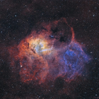 Sh2-132 - Lion nebula (SHO/RGB)