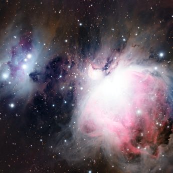 M42 orion Nebula with M43 Running Man Nebula