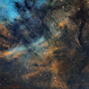 Bright IC5068 Nebula in Cignus