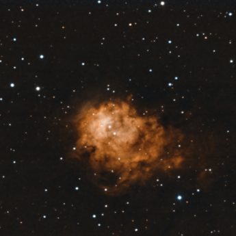 NGC 7538 - OIII/HA, 2x2 binning, 20 sec frames