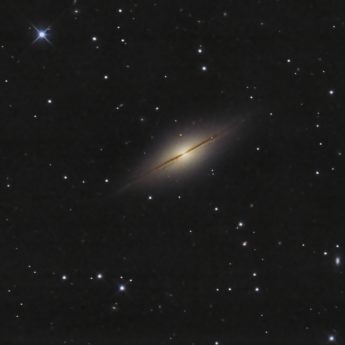 NGC 7814 - 2x2 binning, 20 sec frames