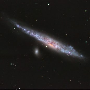 NGC 4631 - 2X2 binning, 15 second frames