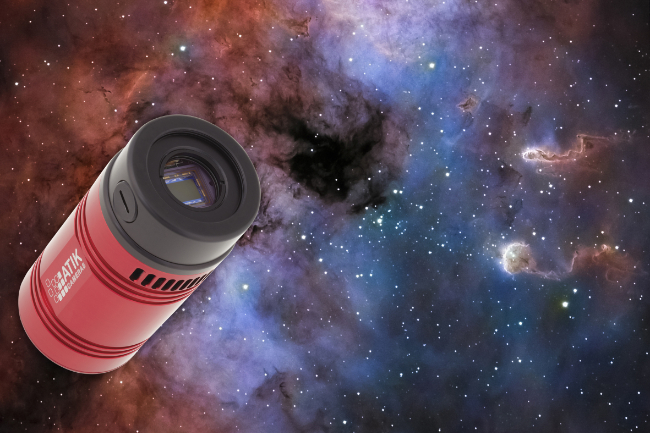Astrophotography camera exploring the universe