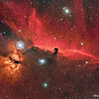 IC434 - Nebulosa testa di cavallo e nebulosa fiamma