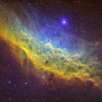 California Nebula in SHO palette