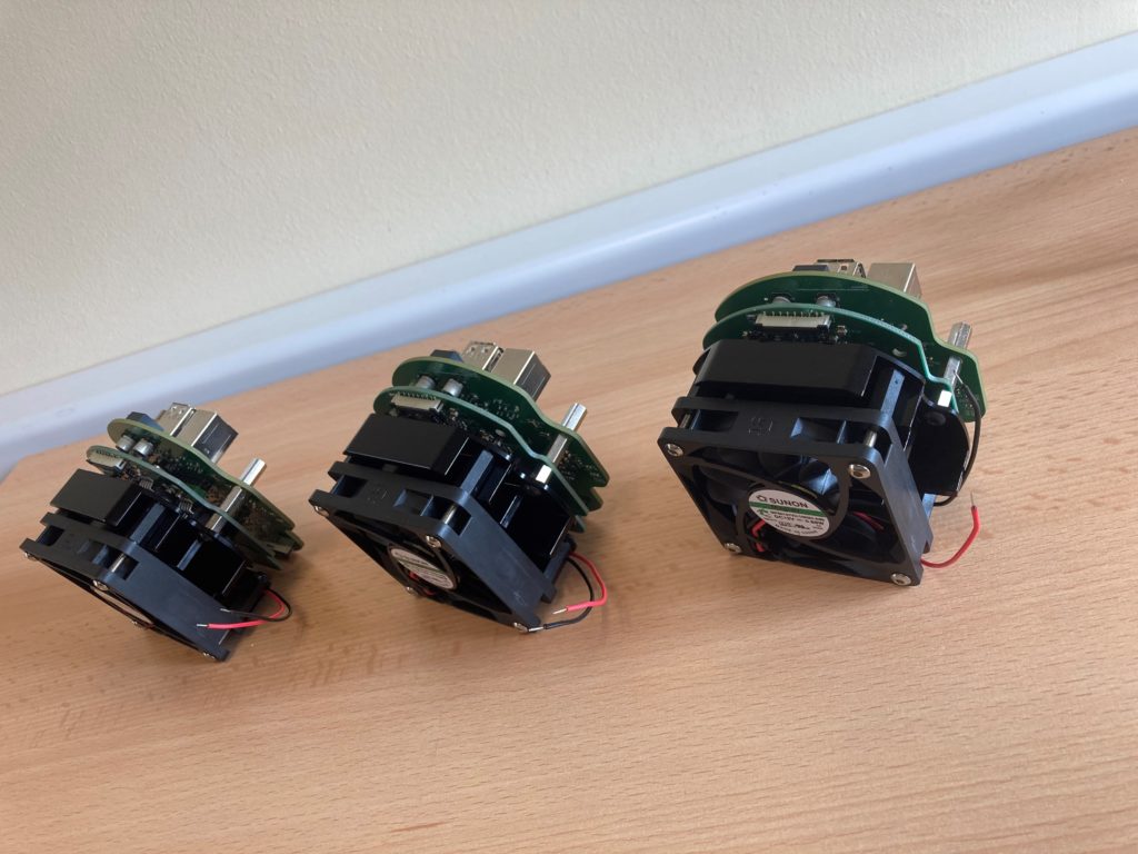 Electronics and fan assemblies