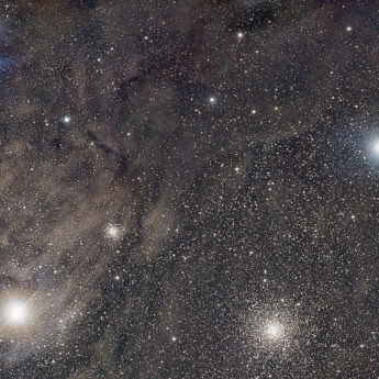 Region near Antares, including M4, Alniyat, and i Sco