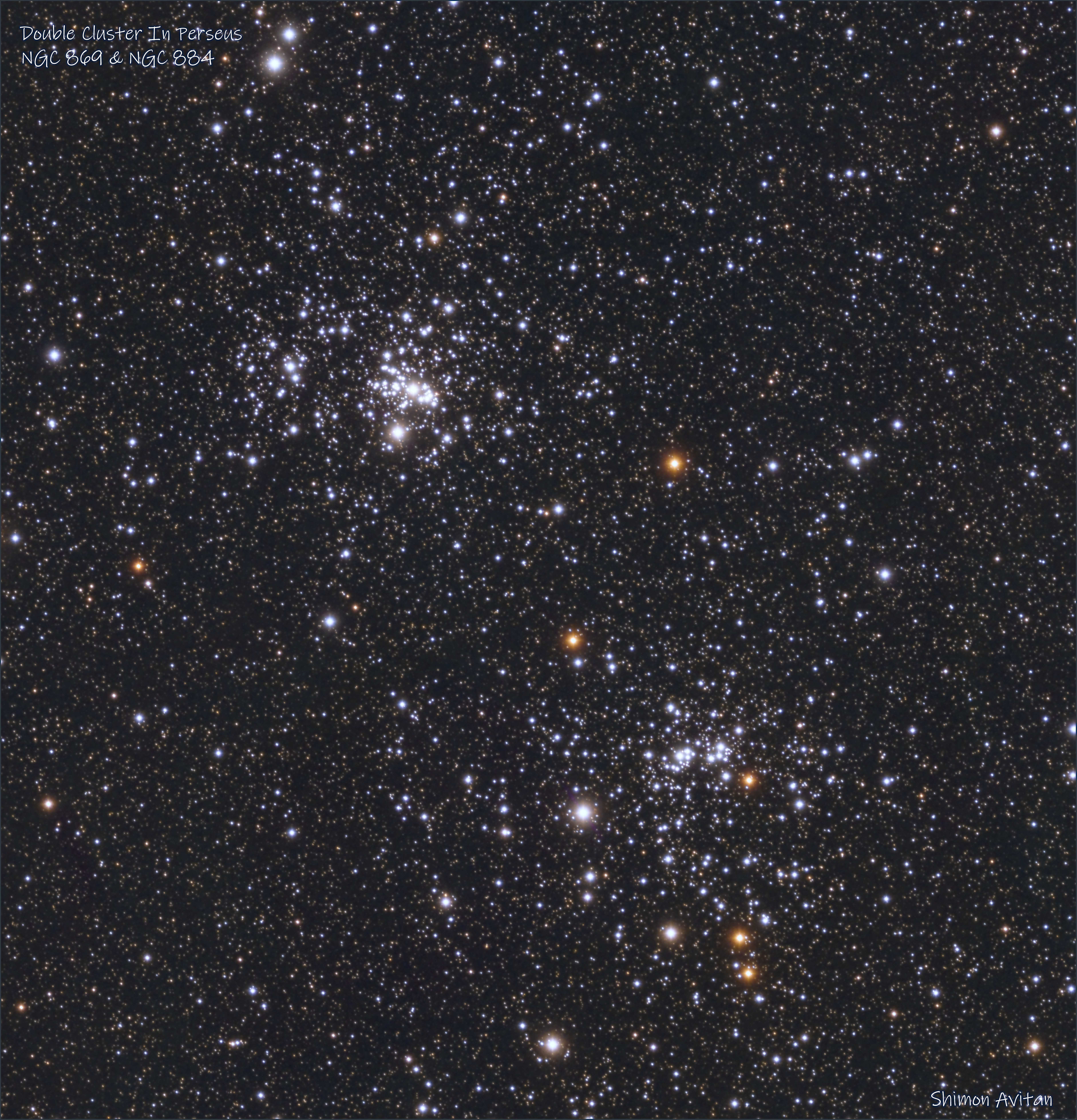 Double Cluster In Perseus - NGC 869 and NGC 884