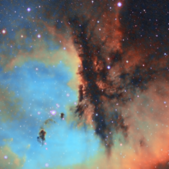Pacman nebula NGC281 Close up