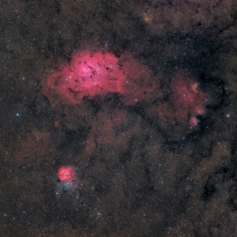The Lagoon and Trifid Nebula Complex